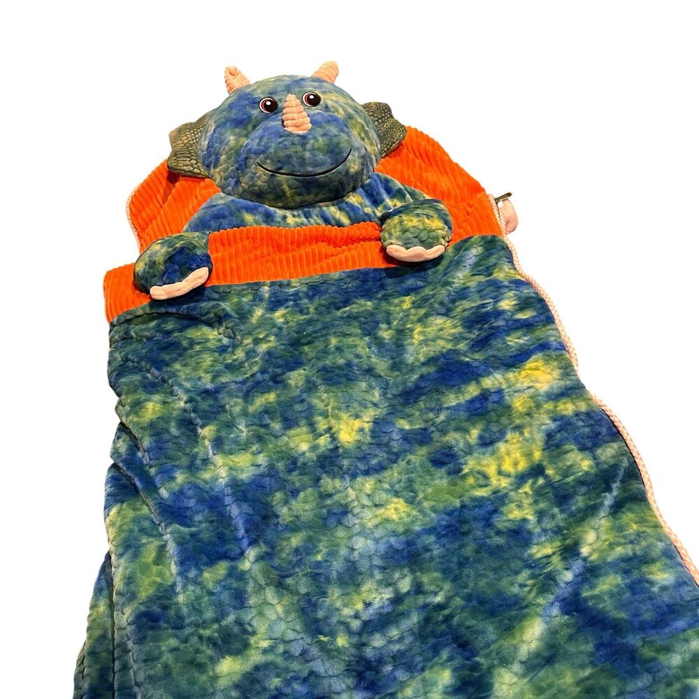 HUGFUN Kids Animals Slumber Plush Dinosaur Sleeping Bag - Picture 4 of 11